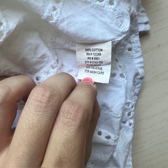 Spiaggia Dolce Broderie Anglais Swim Coverup - Picture 3 of 6